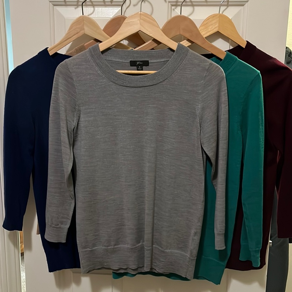 J Crew Tippi sweaters - set of 5!